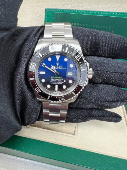 Super Clone Rolex Sea-Dweller Deepsea James Cameron 126660 replica with D-Blue dial and ceramic bezel