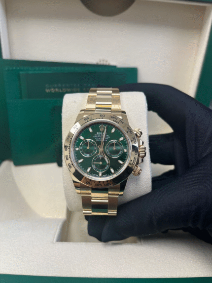 Rolex Daytona 116508 John Mayer Edition Replica – Green Dial and Yellow Gold Case – Super Clone
