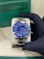 Super Clone Rolex Submariner 116619LB “Smurf” with blue dial and ceramic bezel – white gold replica