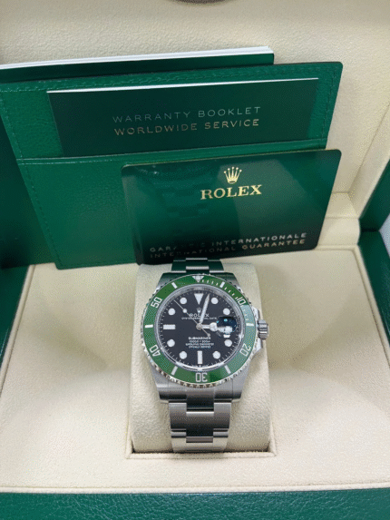 Swiss Super Clone Rolex Submariner Kermit MKII 126610LV replica with green bezel and black dial